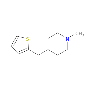 Pyridine, 1,2,3,6-tetrahydro-1-methyl-4-(2-thienylmethyl)-