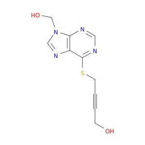 4-{[9-(hydroxymethyl)-9h-purin-6-yl]sulfanyl}but-2-yn-1-ol