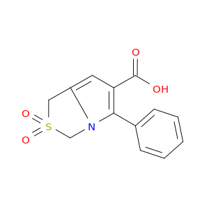 1H,3H-Pyrrolo[1,2-c]thiazole-6-carboxylic acid, 5-phenyl-, 2,2-dioxide