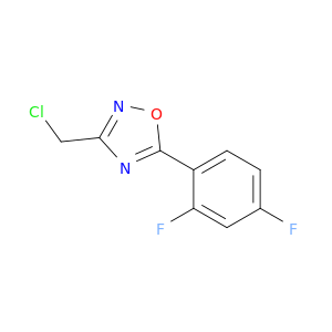 3-(Chloromethyl)-5-(2,4-difluorophenyl)-1,2,4-oxadiazole