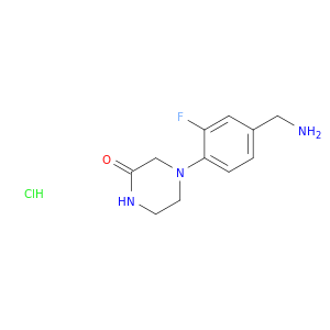 4-[4-(Aminomethyl)-2-fluorophenyl]piperazin-2-one Hydrochloride