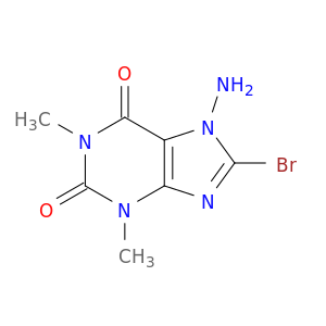 1H-Purine-2,6-dione, 7-amino-8-bromo-3,7-dihydro-1,3-dimethyl-