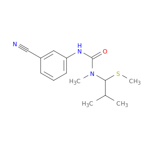 Urea, N'-(3-cyanophenyl)-N-methyl-N-[2-methyl-1-(methylthio)propyl]-