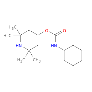 Carbamic acid, cyclohexyl-, 2,2,6,6-tetramethyl-4-piperidinyl ester