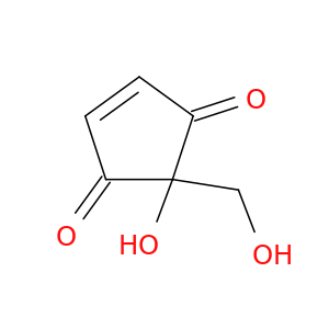 5-hydroxy-5-(hydroxymethyl)cyclopent-2-ene-1,4-dione