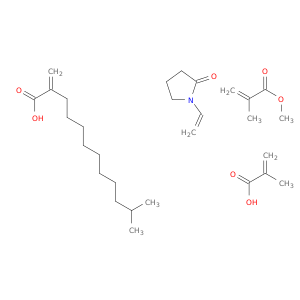 1-ethenylpyrrolidin-2-one; 11-methyl-2-methylidene-dodecanoic acid; methyl 2-methylprop-2-enoate; 2-methylprop-2-enoic acid