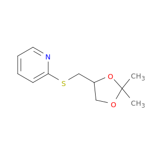 Pyridine, 2-[[(2,2-dimethyl-1,3-dioxolan-4-yl)methyl]thio]-
