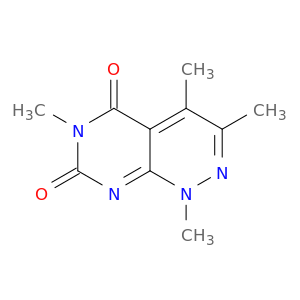 Pyrimido[4,5-c]pyridazine-5,7(1H,6H)-dione, 1,3,4,6-tetramethyl-