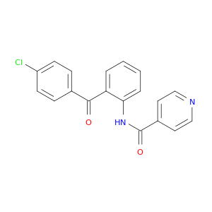 4-Pyridinecarboxamide, N-[2-(4-chlorobenzoyl)phenyl]-