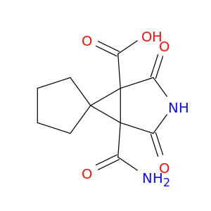5-carbamoyl-2,4-dioxo-3-azaspiro[bicyclo[3.1.0]hexane-6,1'-cyclopentane]-1-carboxylic acid