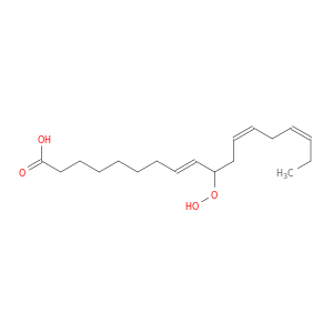 8,12,15-Octadecatrienoic acid, 10-hydroperoxy-, (E,Z,Z)-