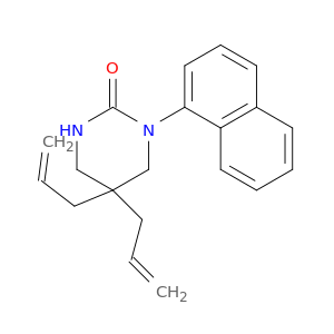 1-(naphthalen-1-yl)-5,5-di(prop-2-en-1-yl)tetrahydropyrimidin-2(1h)-one