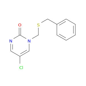 2(1H)-Pyrimidinone, 5-chloro-1-[[(phenylmethyl)thio]methyl]-