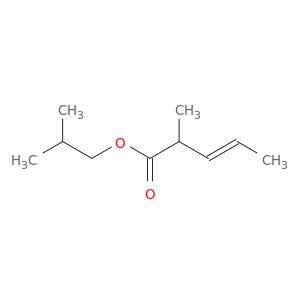 3-Pentenoic acid, 2-methyl-, 2-methylpropyl ester, (E)-