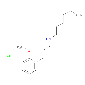 Benzenepropanamine,N-hexyl-2-methoxy-, hydrochloride (1:1)