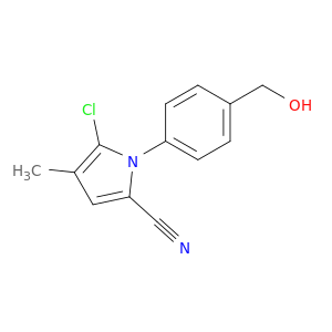 5-Chloro-1-(4-(hydroxymethyl)phenyl)-4-methyl-1H-pyrrole-2-carbonitrile