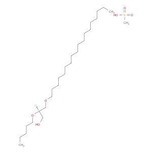 1-Propanol, 3-(octadecyloxy)-2-(pentyloxy)-, methanesulfonate, (R)-