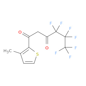 4,4,5,5,6,6,6-heptafluoro-1-(3-methylthiophen-2-yl)hexane-1,3-dione