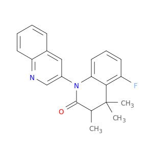 [1(2H),3'-Biquinolin]-2-one, 5-fluoro-3,4-dihydro-3,4,4-trimethyl-