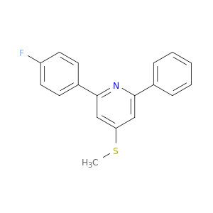 Pyridine,2-(4-fluorophenyl)-4-(methylthio)-6-phenyl-