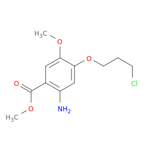 2-氨基-4-(3-氯丙氧基)-5-甲氧基苯甲酸甲酯