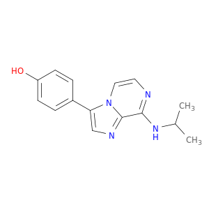 Phenol, 4-[8-[(1-methylethyl)amino]imidazo[1,2-a]pyrazin-3-yl]-