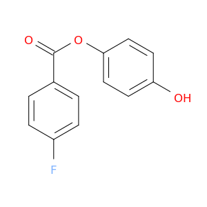 Benzoic acid, 4-fluoro-, 4-hydroxyphenyl ester