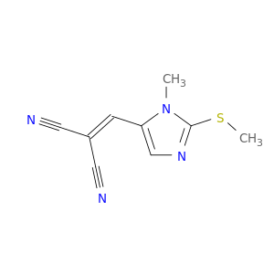 Propanedinitrile, [[1-methyl-2-(methylthio)-1H-imidazol-5-yl]methylene]-