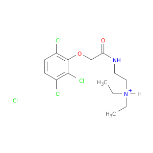 diethyl-[2-[[2-(2,3,6-trichlorophenoxy)acetyl]amino]ethyl]azanium chloride