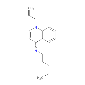 1-Pentanamine, N-[1-(2-propenyl)-4(1H)-quinolinylidene]-