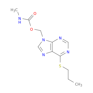 [6-(propylsulfanyl)-9h-purin-9-yl]methyl methylcarbamate