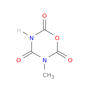 2H-1,3,5-Oxadiazine-2,4,6(3H,5H)-trione, 3-methyl-