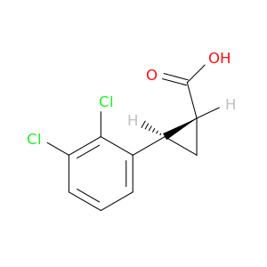 环丙烷羧酸,2-(2,3-二氯苯基)-,(1R,2R)-