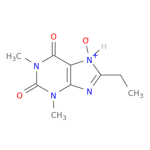 1H-Purine-2,6-dione,8-ethyl-3,8-dihydro-1,3-dimethyl-, 7-oxide