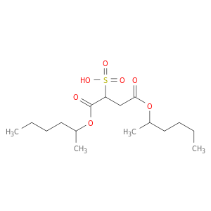 Butanedioic acid, sulfo-, 1,4-bis(1-methylpentyl) ester