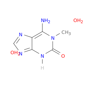 2H-Purin-2-one, 6-amino-1,3-dihydro-1-methyl-, dihydrate