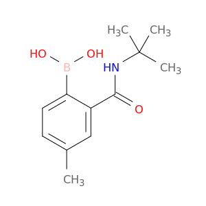 2-(T-丁基氨基甲酰)-4-甲基苯硼酸