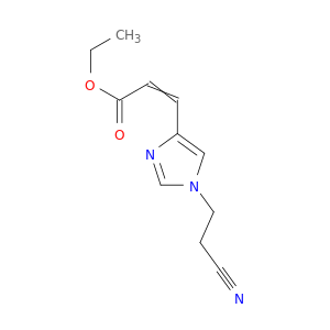 乙基3-[1-(2-氰基乙基)-1H-咪唑-4-基]-2-丙酸盐