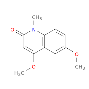 2(1H)-Quinolinone, 4,6-dimethoxy-1-methyl-