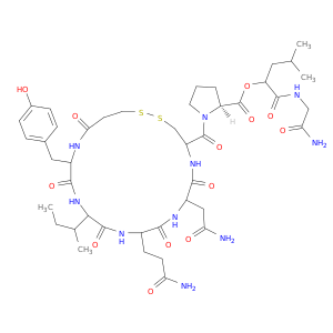 Oxytocin,1-(3-mercaptopropanoic acid)-8-(L-2-hydroxy-4-methylpentanoic acid)- (9CI)