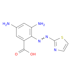 Benzoic acid, 3,5-diamino-2-(2-thiazolylazo)-