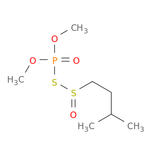 1-Butanesulfinothioicacid, 3-methyl-, anhydrosulfide with O,O-dimethyl hydrogen phosphorothioate(9CI)