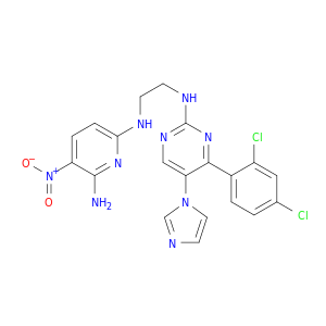 N6-[2-[[4-(2,4-二氯苯基)-5-(1H-咪唑-1-基)-2-嘧啶基]氨基]乙基]-3-硝基-2,6-吡啶二胺