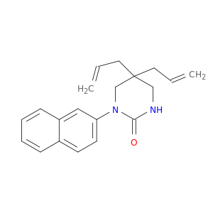 1-(naphthalen-2-yl)-5,5-di(prop-2-en-1-yl)tetrahydropyrimidin-2(1h)-one