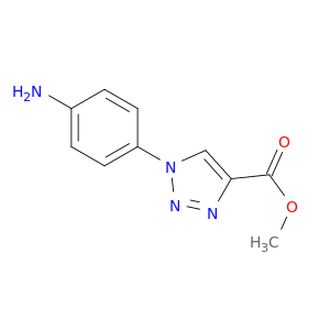 methyl 1-(4-aminophenyl)-1H-1,2,3-triazole-4-carboxylate