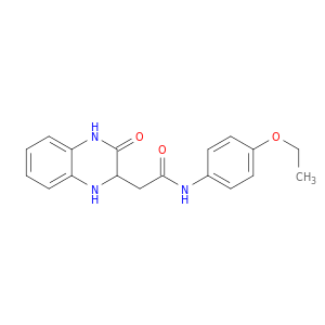 2-Quinoxalineacetamide,N-(4-ethoxyphenyl)-1,2,3,4-tetrahydro-3-oxo-