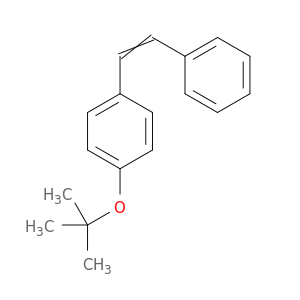 Benzene, 1-(1,1-dimethylethoxy)-4-(2-phenylethenyl)-