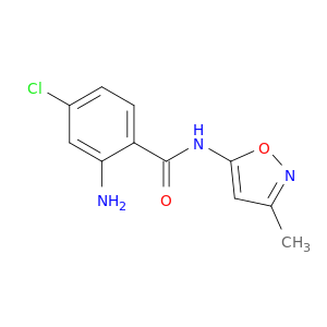Benzamide, 2-amino-4-chloro-N-(3-methyl-5-isoxazolyl)-
