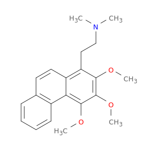 N,N-dimethyl-2-(2,3,4-trimethoxyphenanthren-1-yl)ethanamine