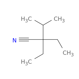 Butanenitrile, 2,2-diethyl-3-methyl-